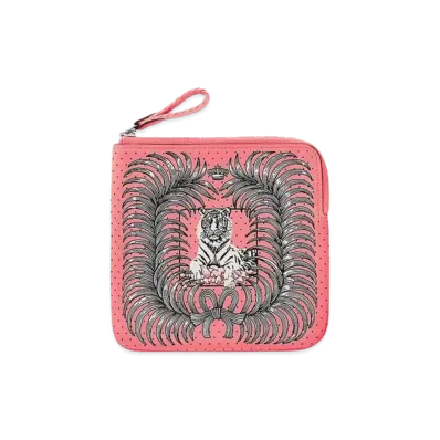 Hermes Carre Pocket Pouch "Rose Ete"