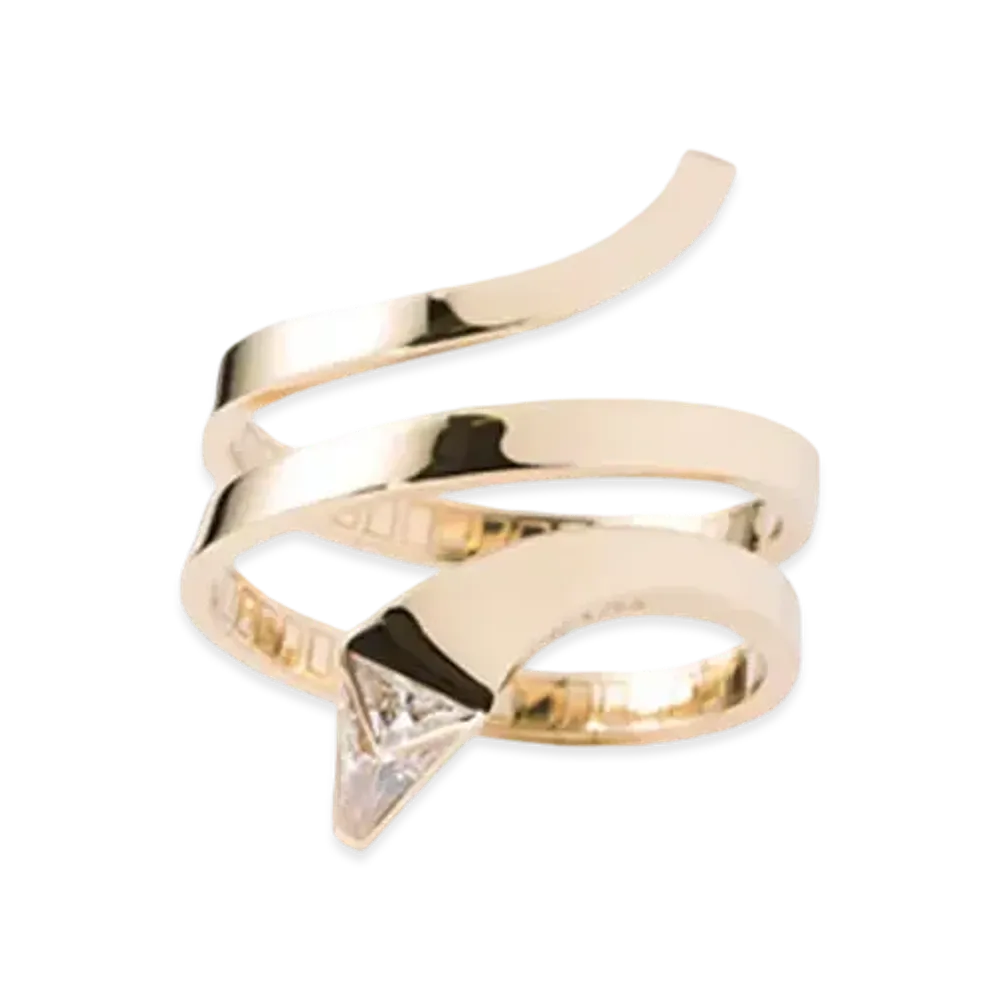 PRADA Eternal Gold Snake Bracelet in Yellow Gold and Laboratory-Grown Diamonds