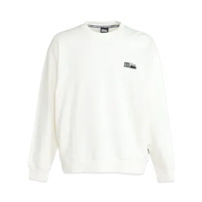FIRST DOWN LOGO CREW SWEAT "Off White"