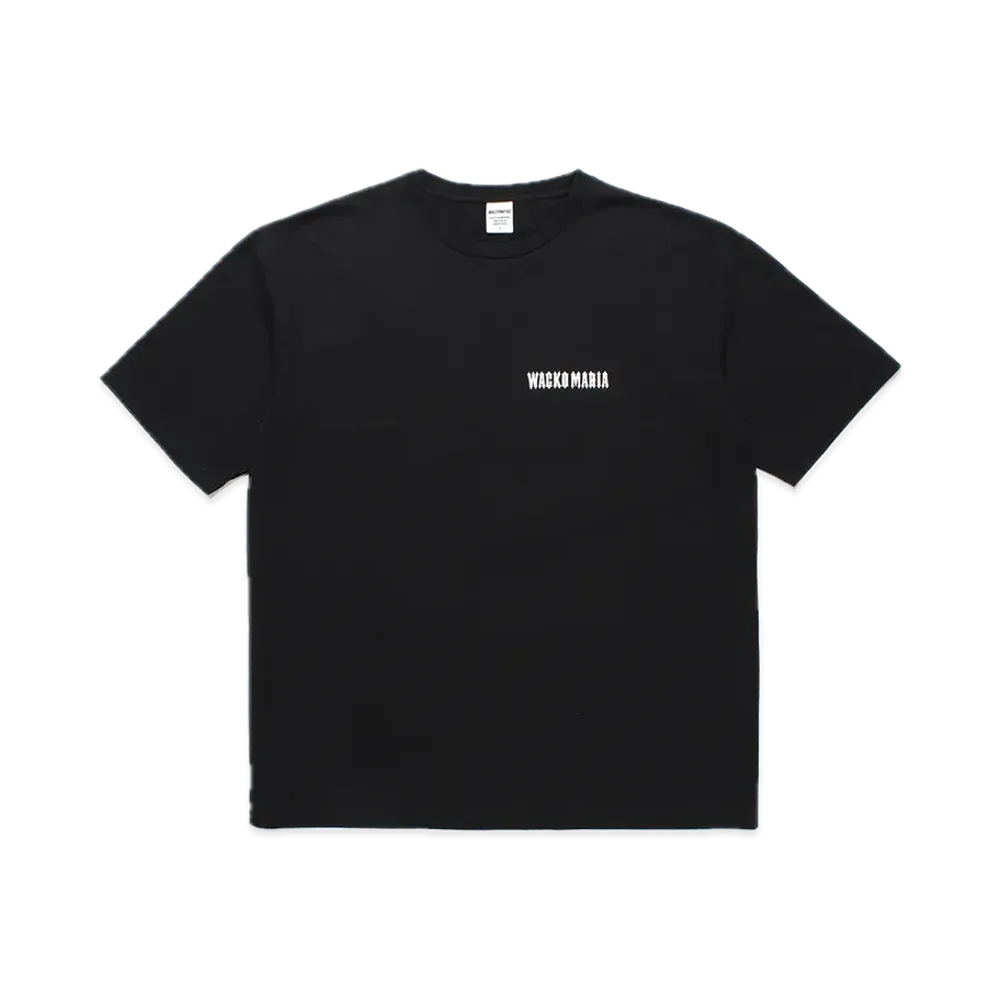 WACKO MARIA Washed Heavy Weight T-Shirt "Black"