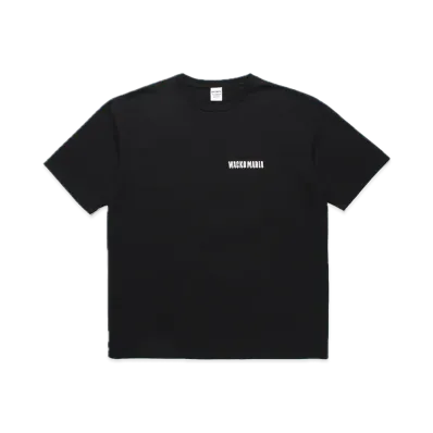 WACKO MARIA Washed Heavy Weight T-Shirt "Black"