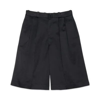 nanamica Double Pleat Chino Shorts "Black"