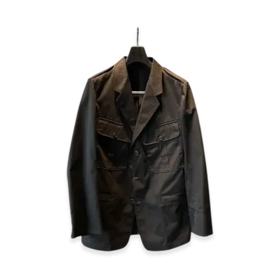 Y's for Men T/C Twill Action Pleats Jacket "Black"