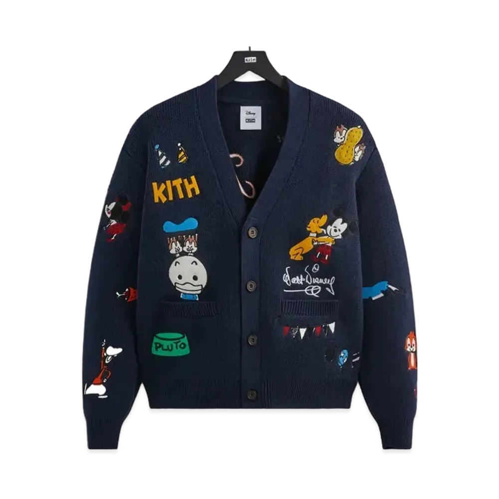 Kith x Disney Mickey & Friends Chunky Yarn Cardigan "Nocturnal"