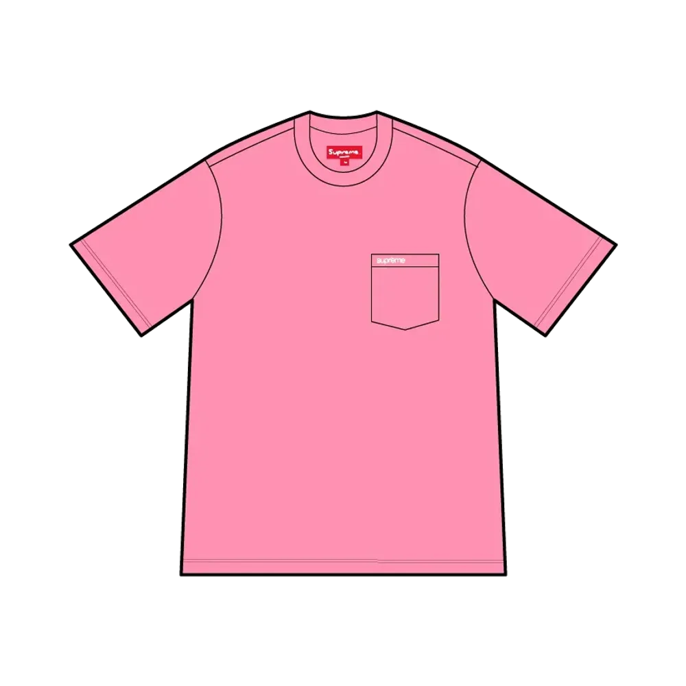 Supreme S/S Pocket Tee "Pink" (25FW)