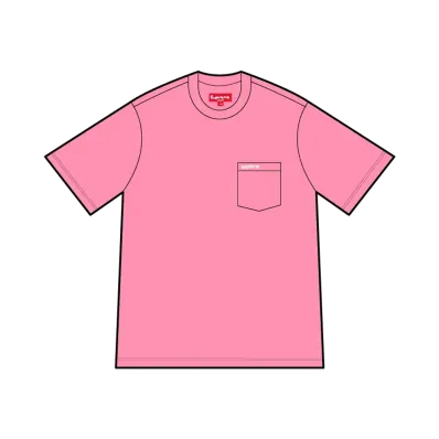 Supreme S/S Pocket Tee "Pink" (25FW)