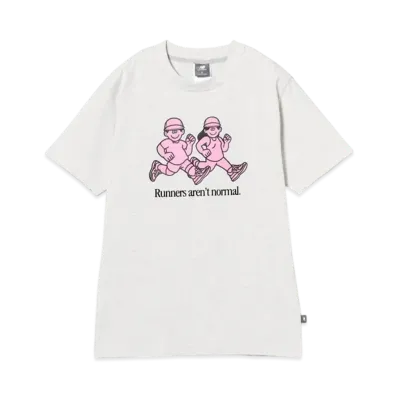 BEAMS T x New Balance x Face Oka Runner T-Shirt "AshHeather"