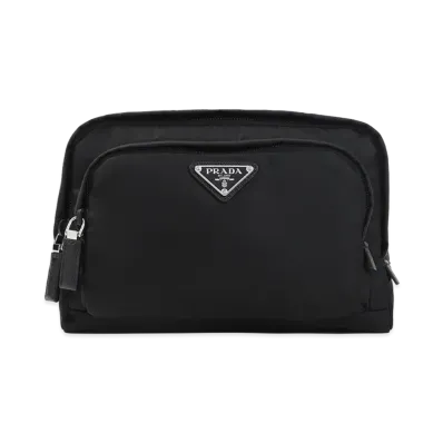 PRADA Canvas Beauty Case "Black"