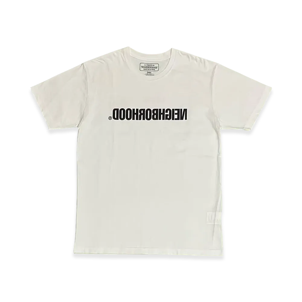 NEIGHBORHOOD Reverse Logo CI C-Tee "White"