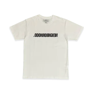 NEIGHBORHOOD Reverse Logo CI C-Tee "White"