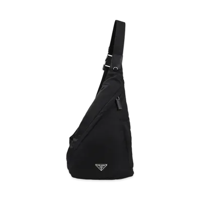 PRADA Re-Nylon One-Shoulder Backpack "Black"