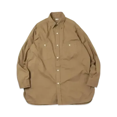 A.PRESSE Over Dyeing Military Shirt "Beige"