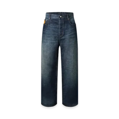 Louis Vuitton Wide Leg Denim Pants "indigo"