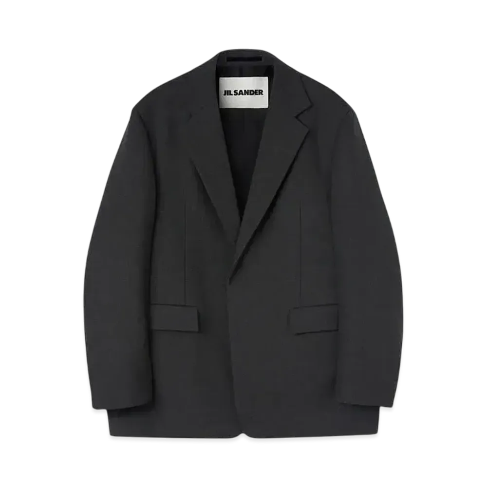 Jil Sander Men's Tailored Jacket "Charcoal"