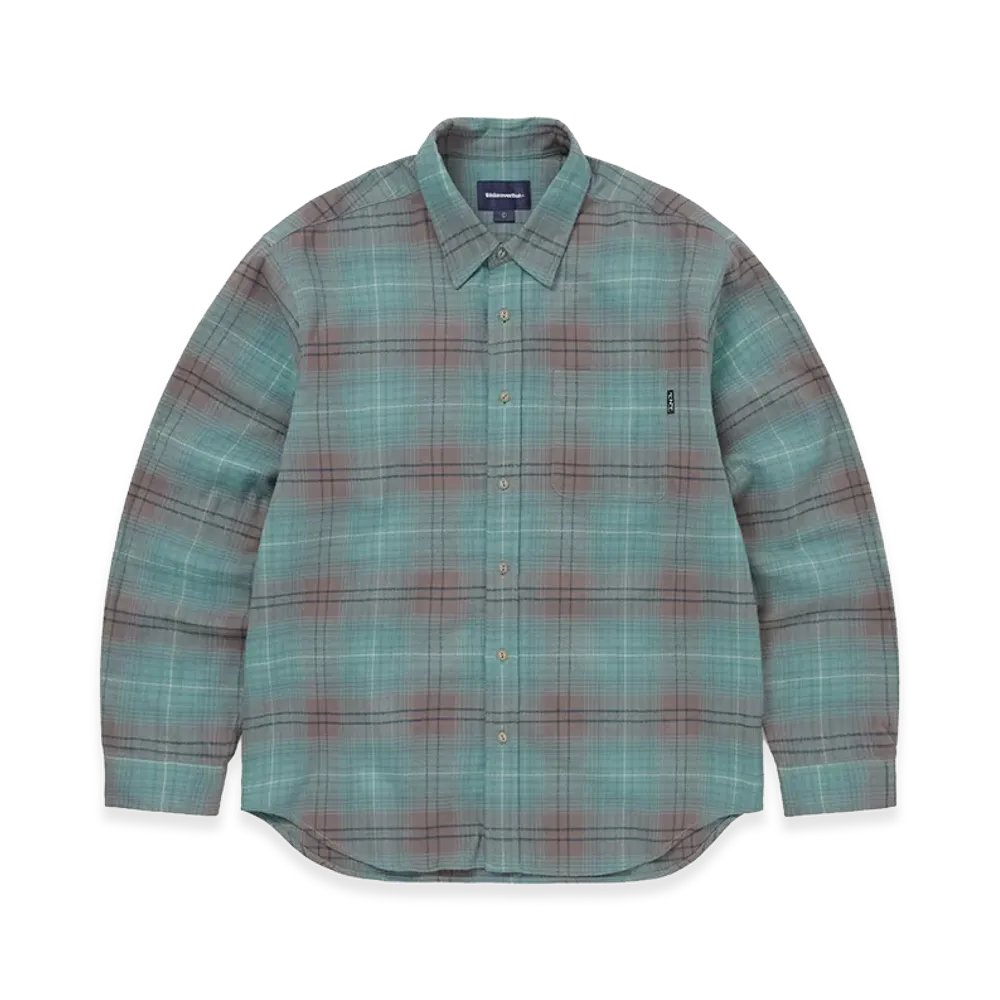thisisneverthat Flannel Check Shirt "Teal"