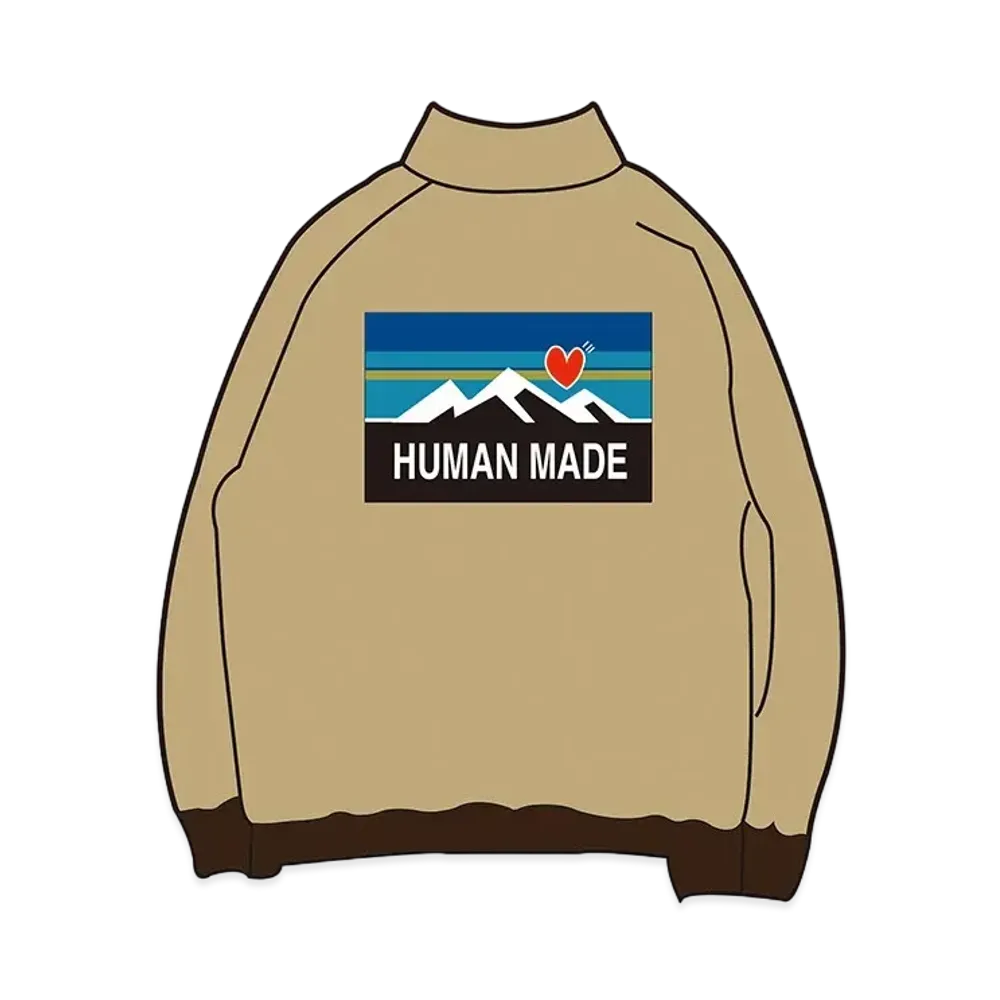 HUMAN MADE FLEECE DUCK JACKET "Tan"