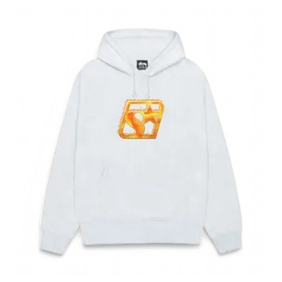 Stussy Blaze Hoodie "Ash Heather"