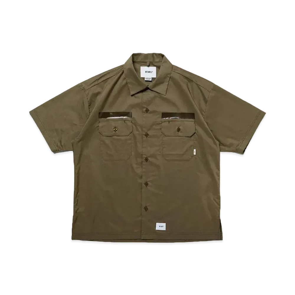 WTAPS Deck / SS / Cotton. Broadcloth. WTVUA "Olive Drab"