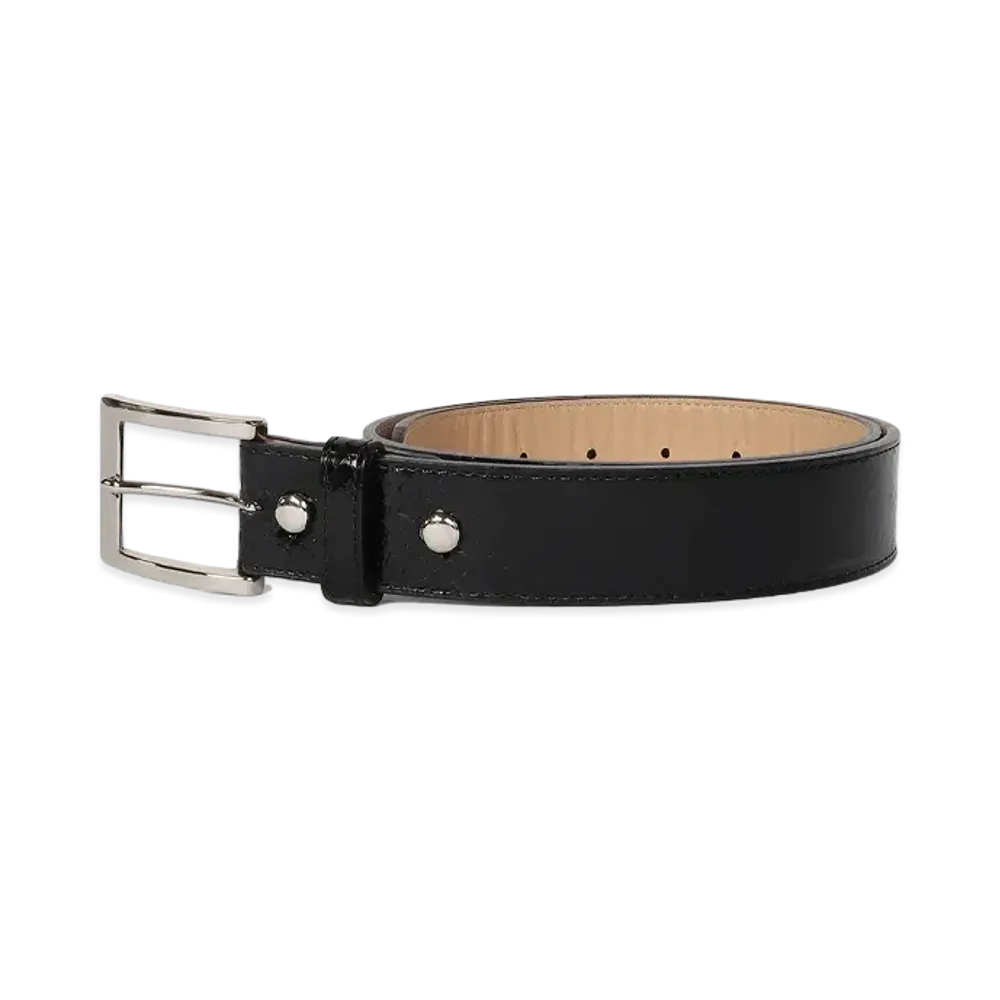 WACKO MARIA Python Leather Belt "Black"