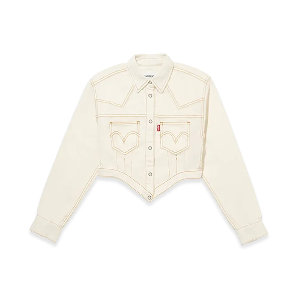 Levi's ADSB Andersson Bell Cinched Blouse "White"