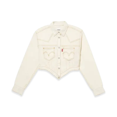 Levi's ADSB Andersson Bell Cinched Blouse "White"