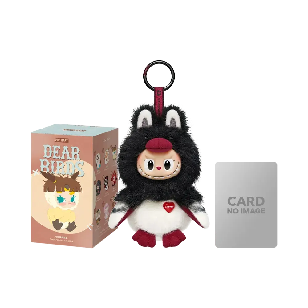 POP MART Dear Birds Series-Plush Pendant Dive into Love (LABUBU)