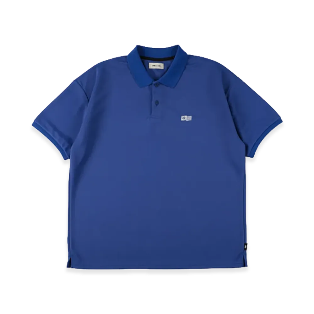 WIND AND SEA Polo Shirt S/S Tee "Blue"