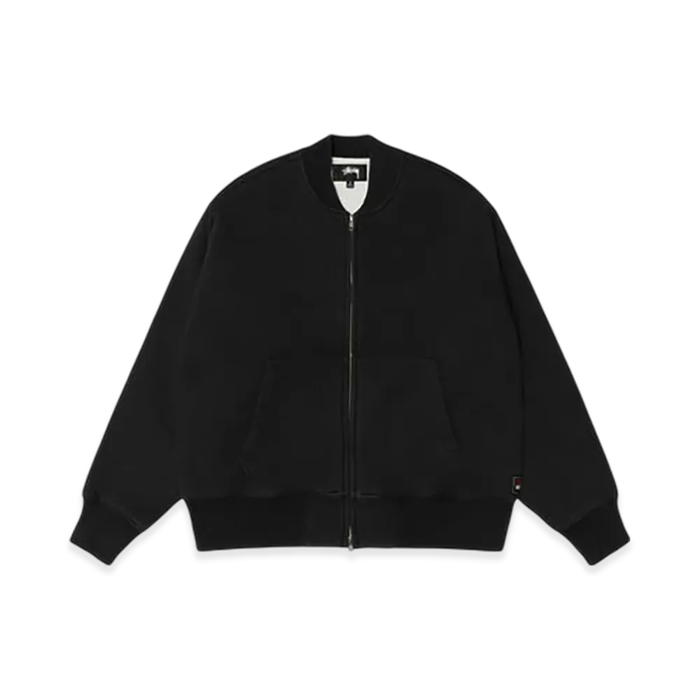 Stussy Thermal Lined Fleece Zip "Black"
