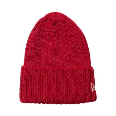 NEW ERA Rib Cuff Knit Whole Garment "Dark Red"