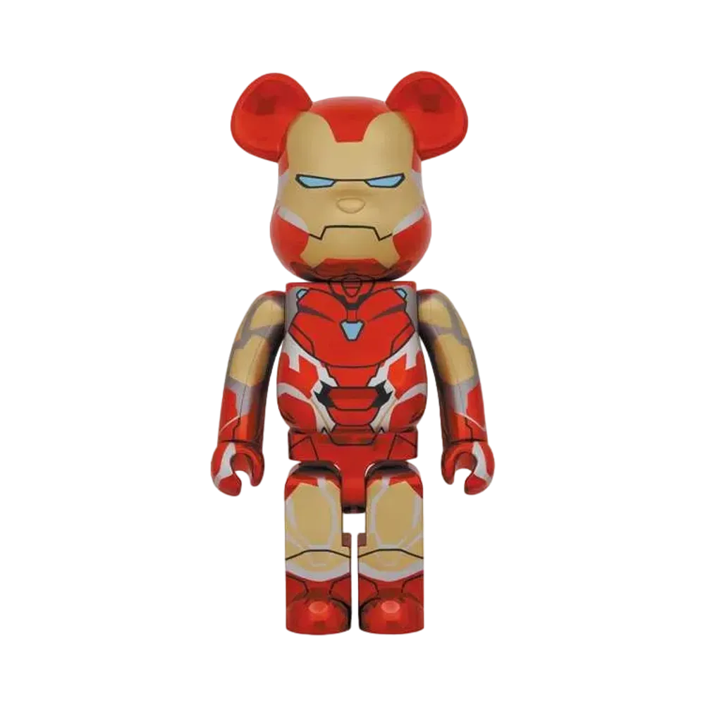 Bearbrick x Marvel Infinity Saga Iron Man Mark 85 Chrome Ver. 1000%