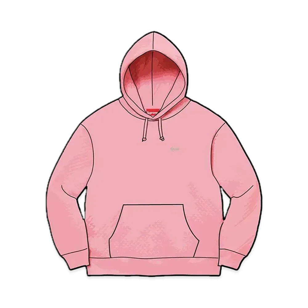 Supreme Micro Quilted Hooded Sweatshirt "Dusty Pink"