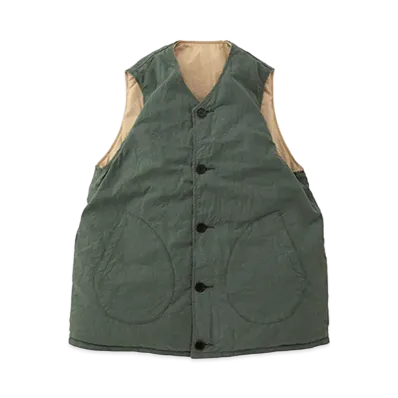 visvim KORA DOWN VEST "Olive"