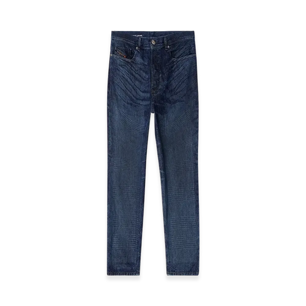 Diesel Regular Jeans 2023 D-Finitive 007cv Denim Pants "Dark Blue"