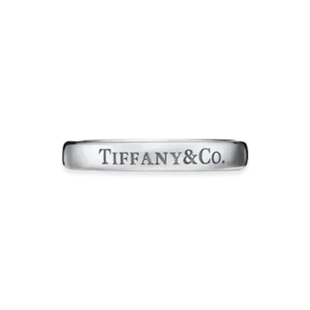 Tiffany & Co. T&CO. Band Ring "Platinum"