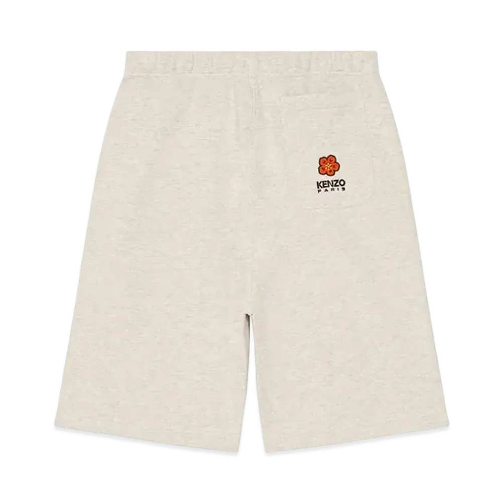 KENZO 'BOKE FLOWER' Crest Short Pants "Pale Grey"