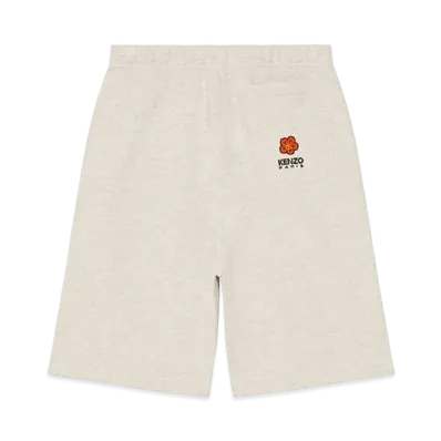 KENZO 'BOKE FLOWER' Crest Short Pants "Pale Grey"