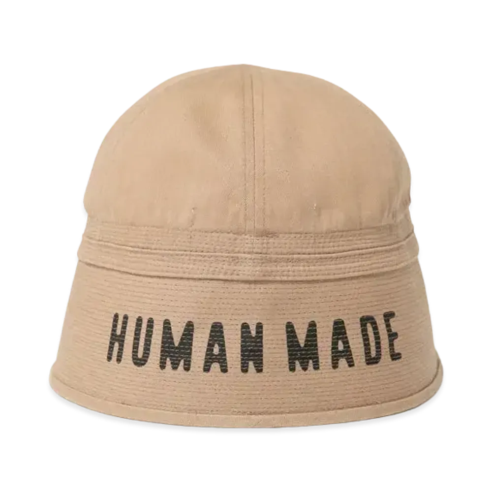 HUMAN MADE HERRINGBONE HELMET CAP "Beige"