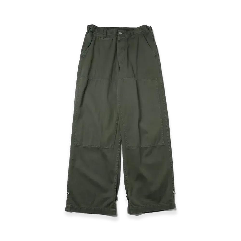 A.PRESSE Military Double Knee Trousers "Olive"