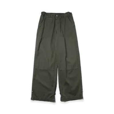 A.PRESSE Military Double Knee Trousers "Olive"