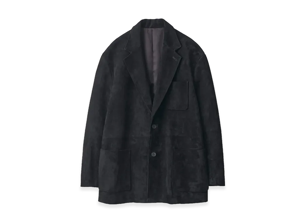 ssstein Goat Suede Blazer "Black"