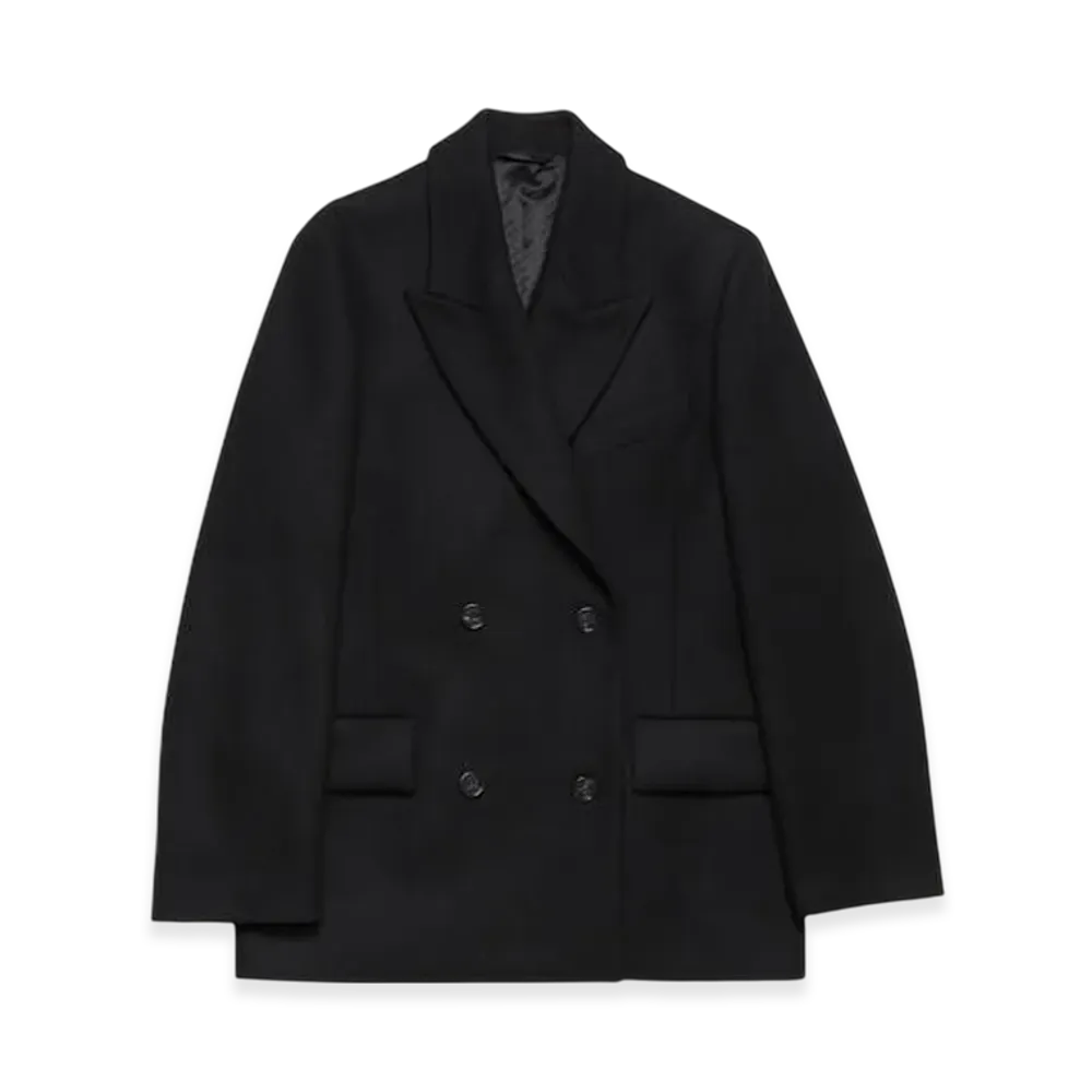 Acne Studios Double Breasted Wool Jacket "Black"
