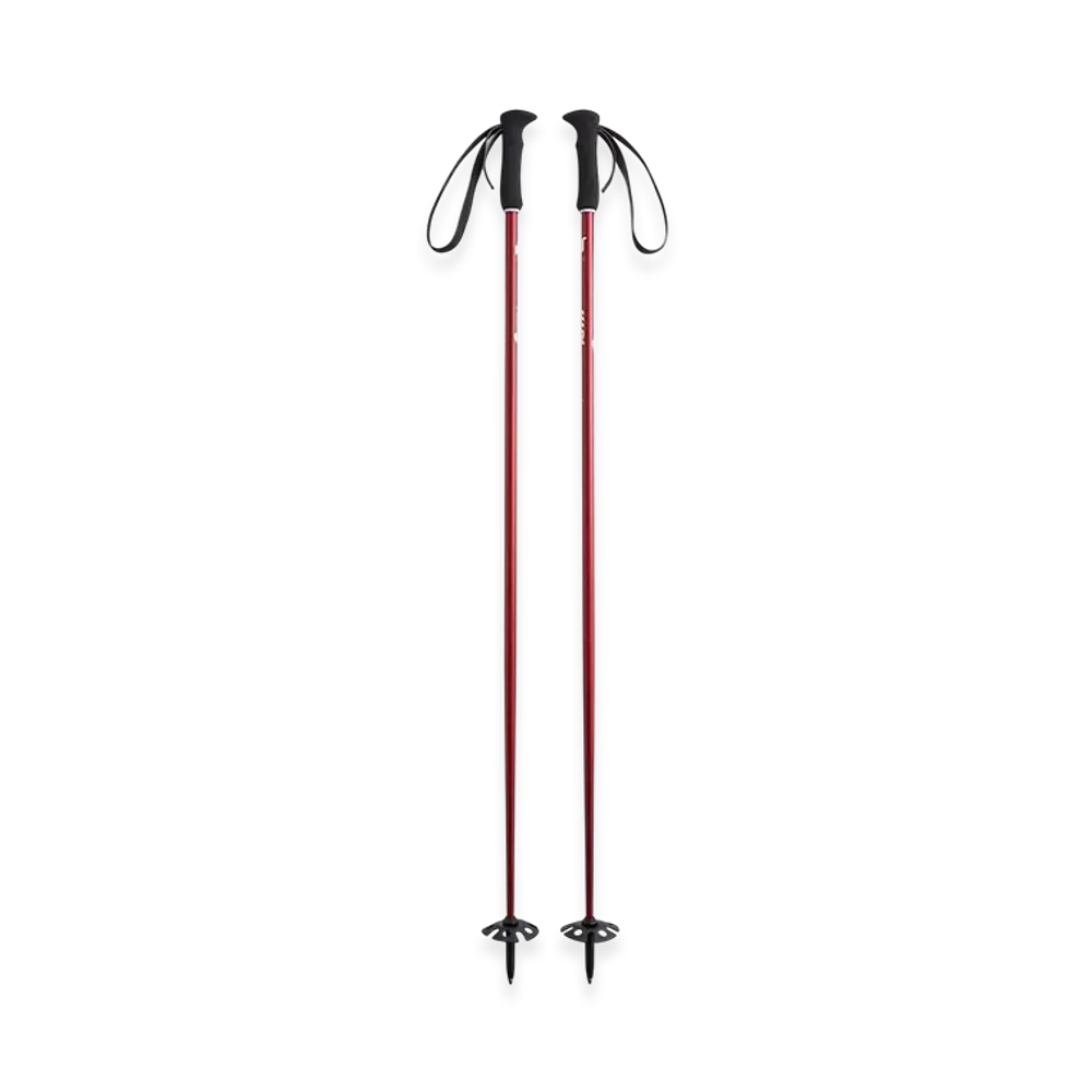 Kith x Nordica Freeride Pro Ski Poles "Red"