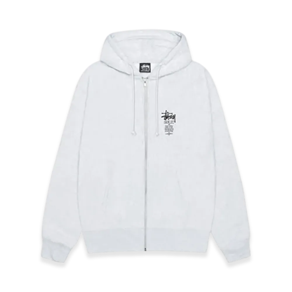 Stussy Swim Out Zip Hoodie "Ash Heather"