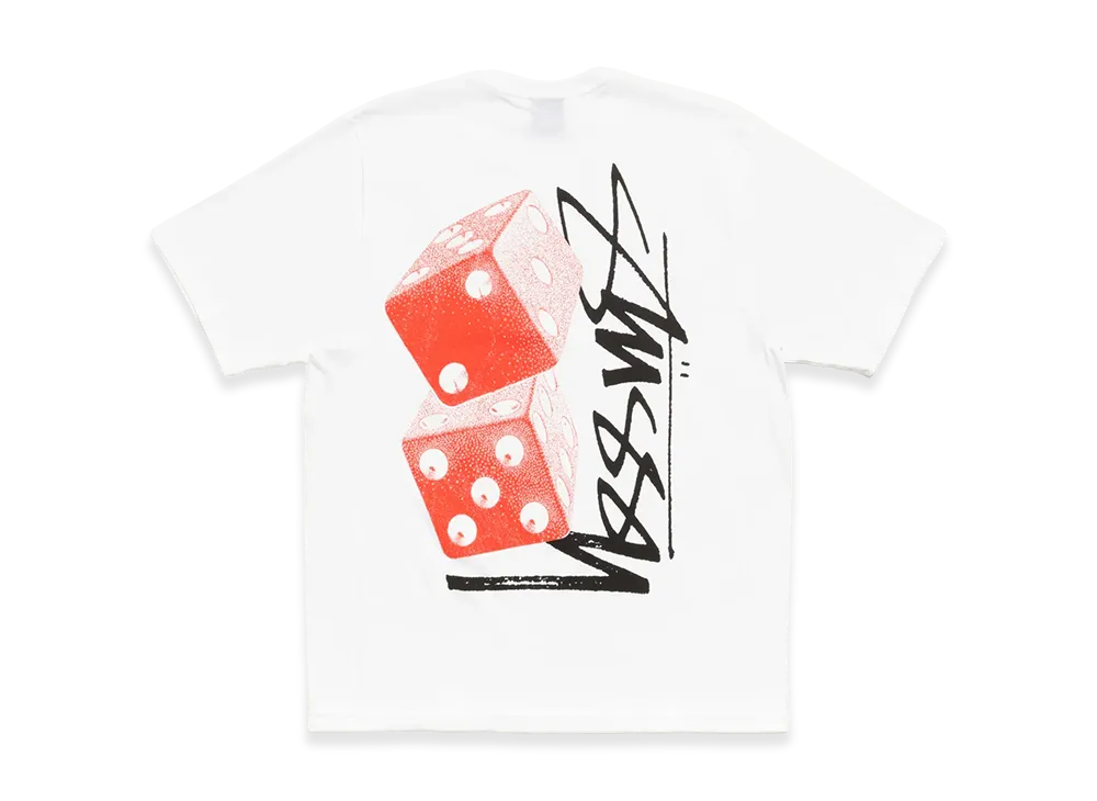 Stussy Tall Dice Tee "White"