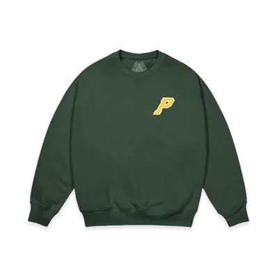 PALACE P3 Stitch Crew "Racey Green"