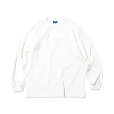 LFYT TONAL LFYT BOX LOGO L/S TEE "WHITE"