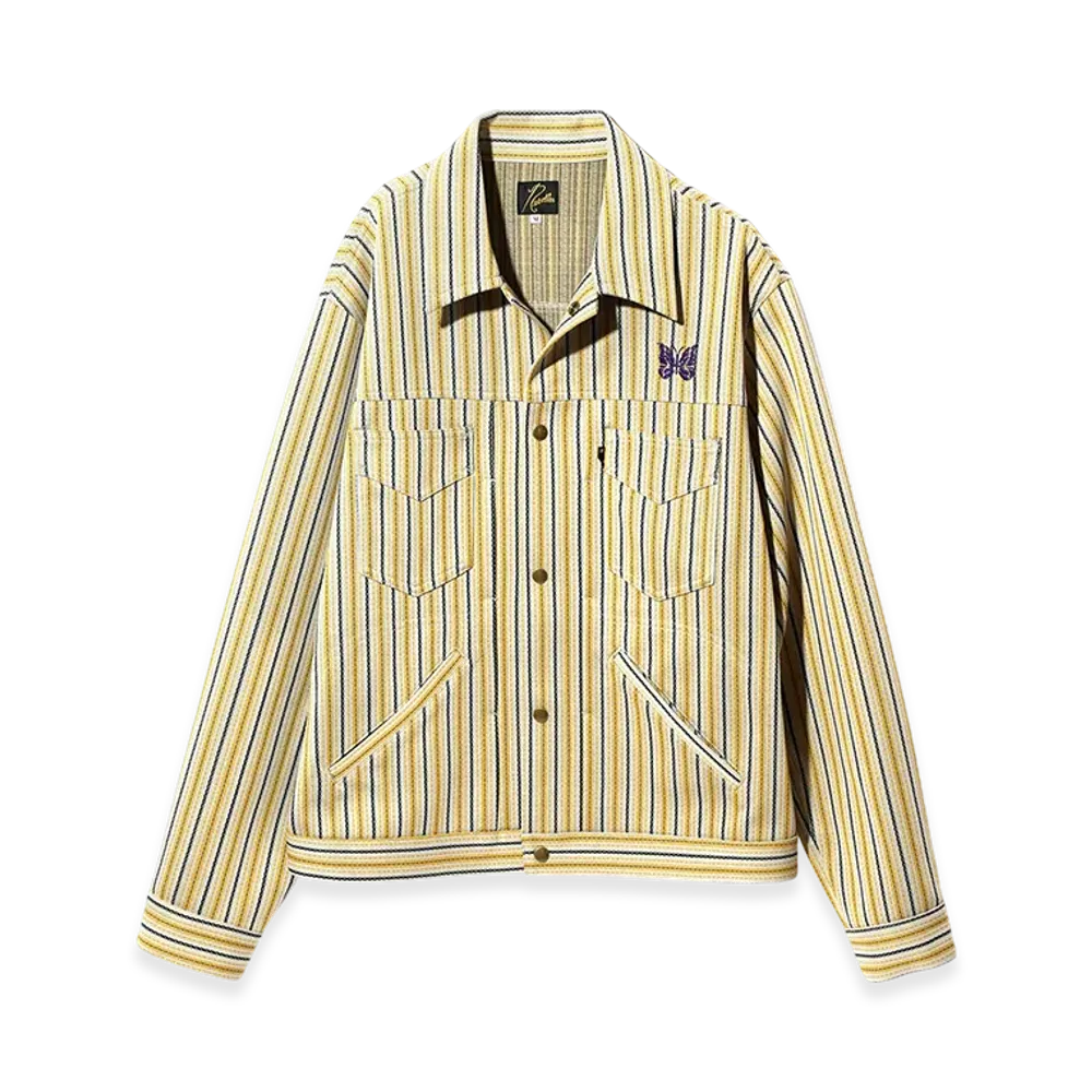 NEEDLES Penny Jean Jacket - Poly JQ. "Stripe"