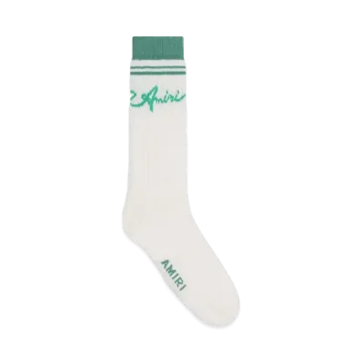 AMIRI Wave Socks "Sea Blue"