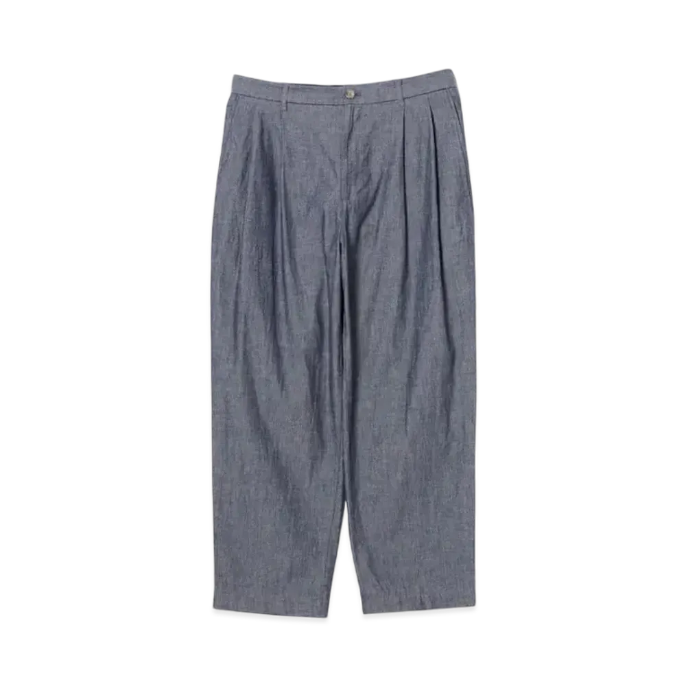 BEAMS Dungarees 2 Pleat Slacks "Black"