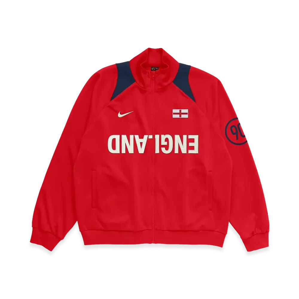 Travis Scott Cactus Jack x Nike England Total 90 Anthem Jacket "Red"